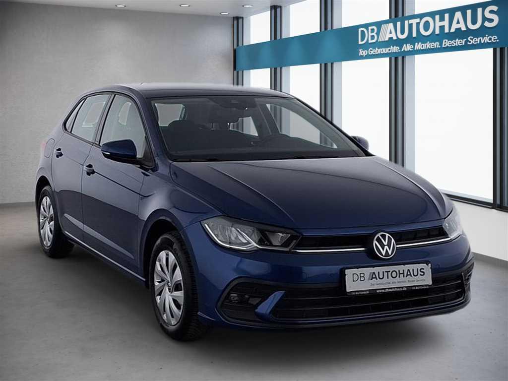 Volkswagen Polo 2023 г. Синий, пробег 57349 км