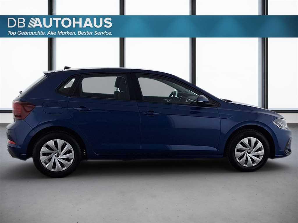 Volkswagen Polo 2023 г. Синий, пробег 57349 км