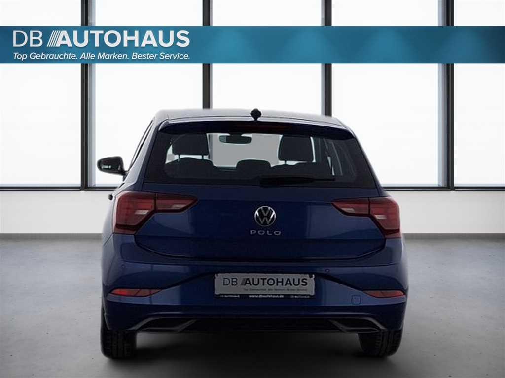Volkswagen Polo 2023 г. Синий, пробег 57349 км