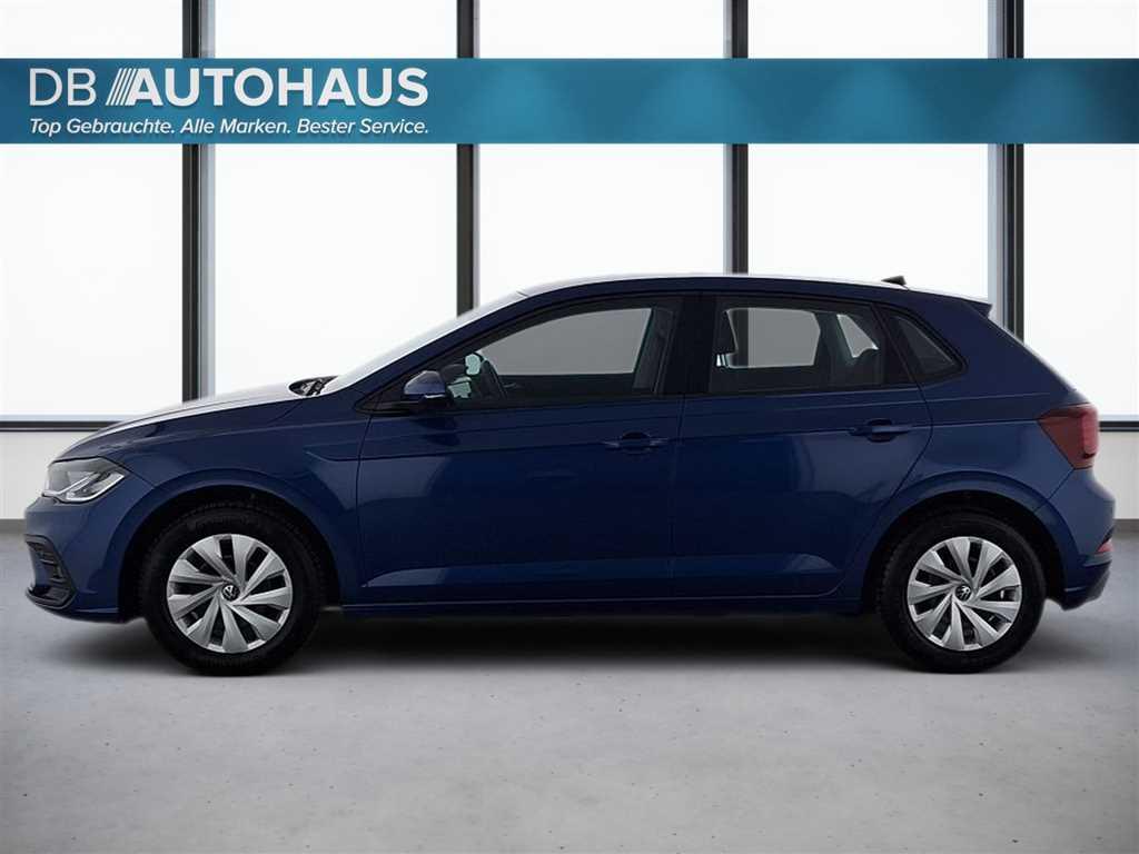 Volkswagen Polo 2023 г. Синий, пробег 57349 км
