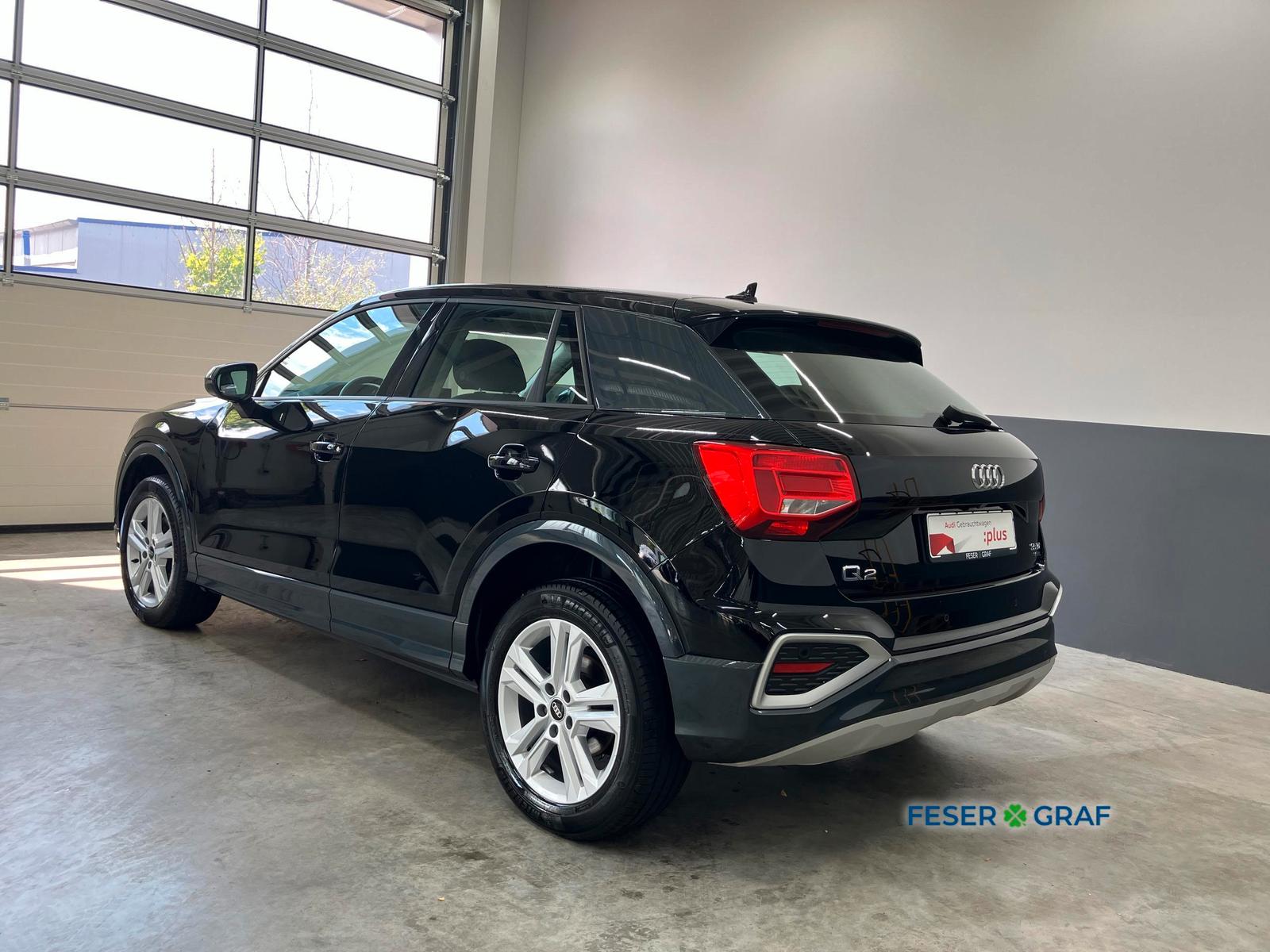 Audi Q2 2023 г. Чёрный, пробег 50390 км