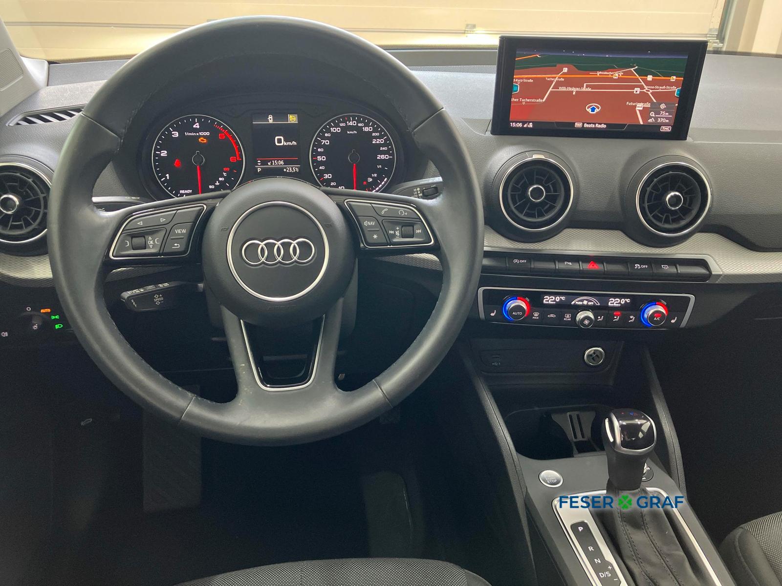 Audi Q2 2023 г. Чёрный, пробег 50390 км