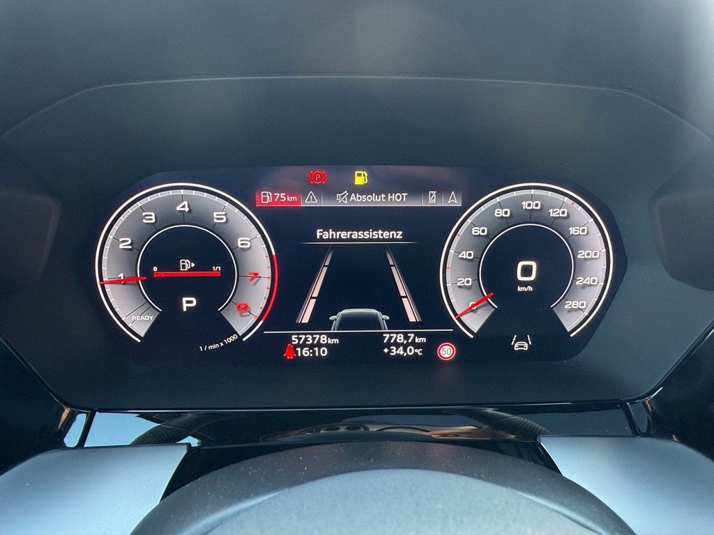 Audi A3 2023 г. Серый, пробег 57400 км