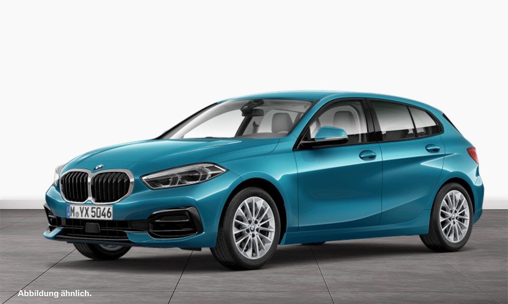 BMW 118 2023 г. Синий, пробег 39292 км
