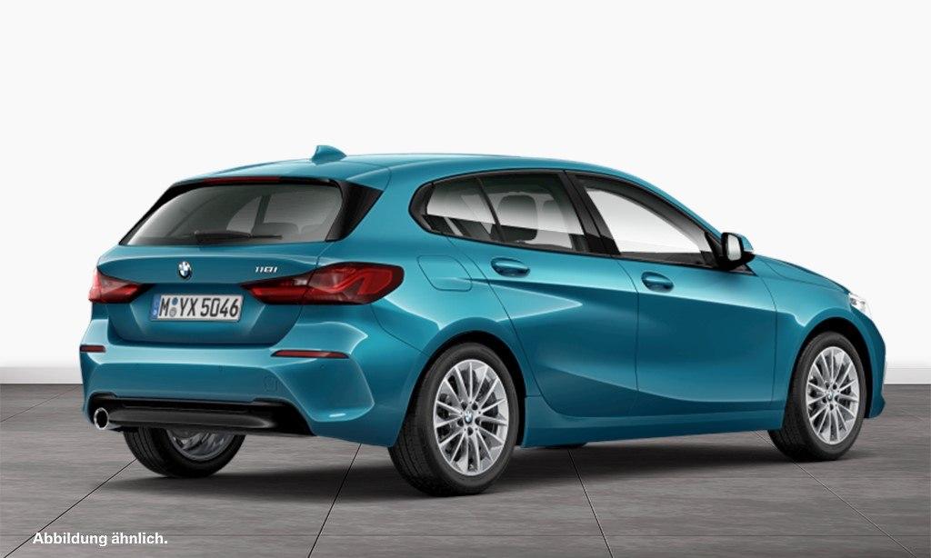 BMW 118 2023 г. Синий, пробег 39292 км