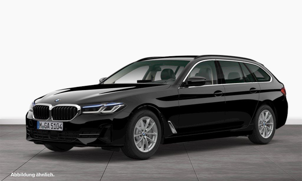 BMW 520 2022 г. Чёрный, пробег 50467 км