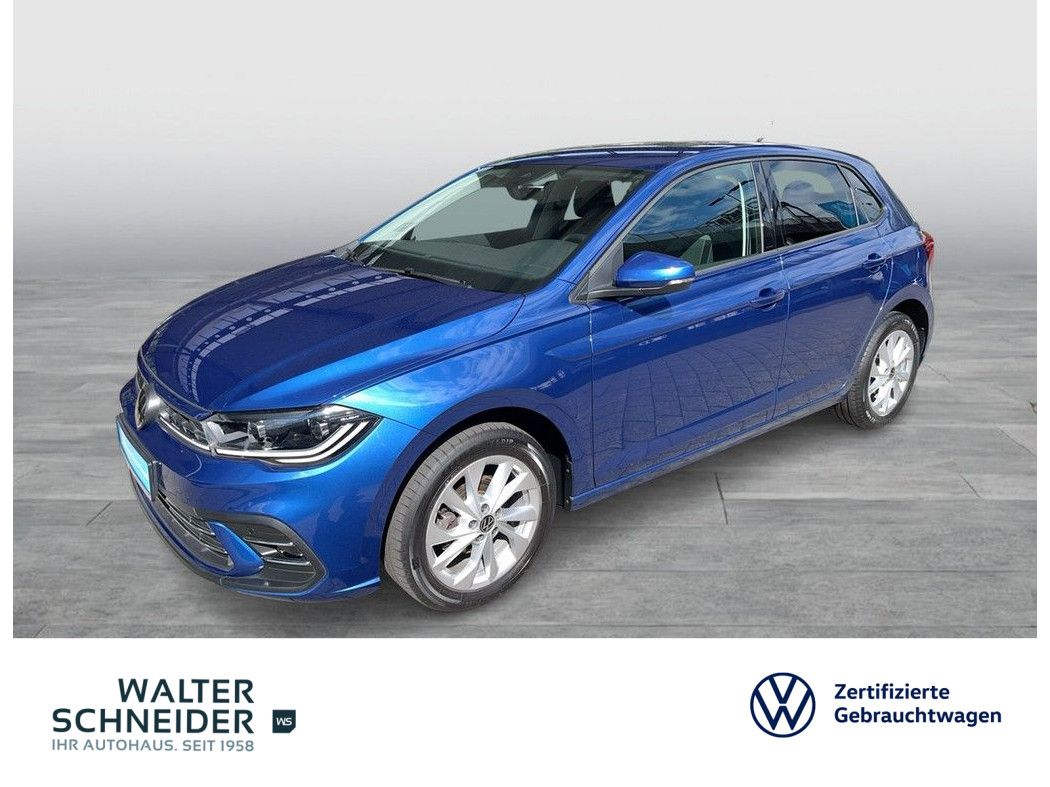 Volkswagen Polo 2022 г. Синий, пробег 33200 км
