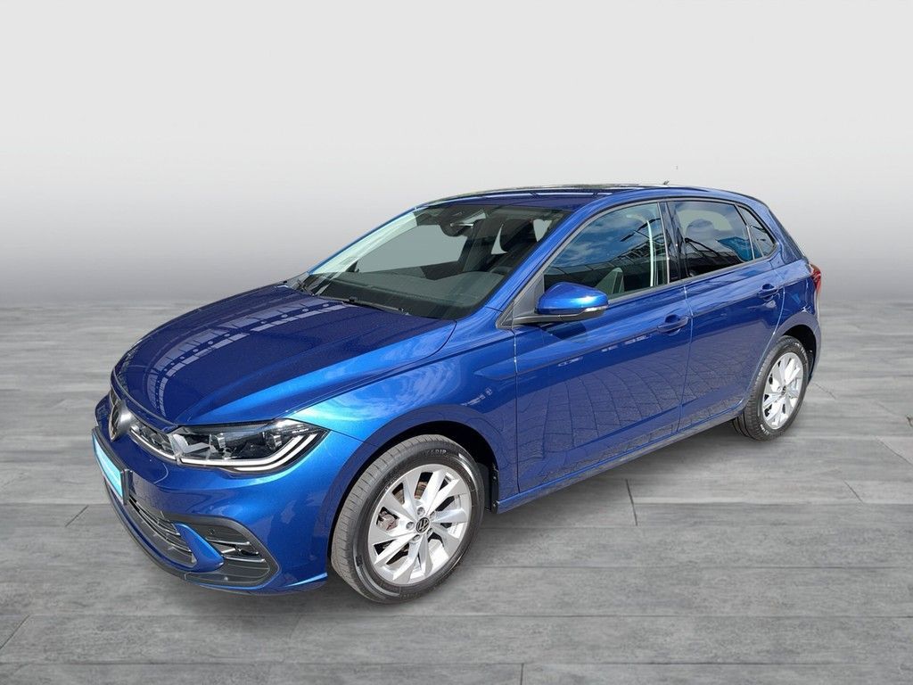 Volkswagen Polo 2022 г. Синий, пробег 33200 км