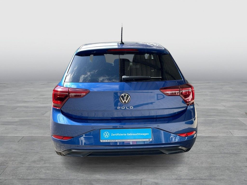 Volkswagen Polo 2022 г. Синий, пробег 33200 км