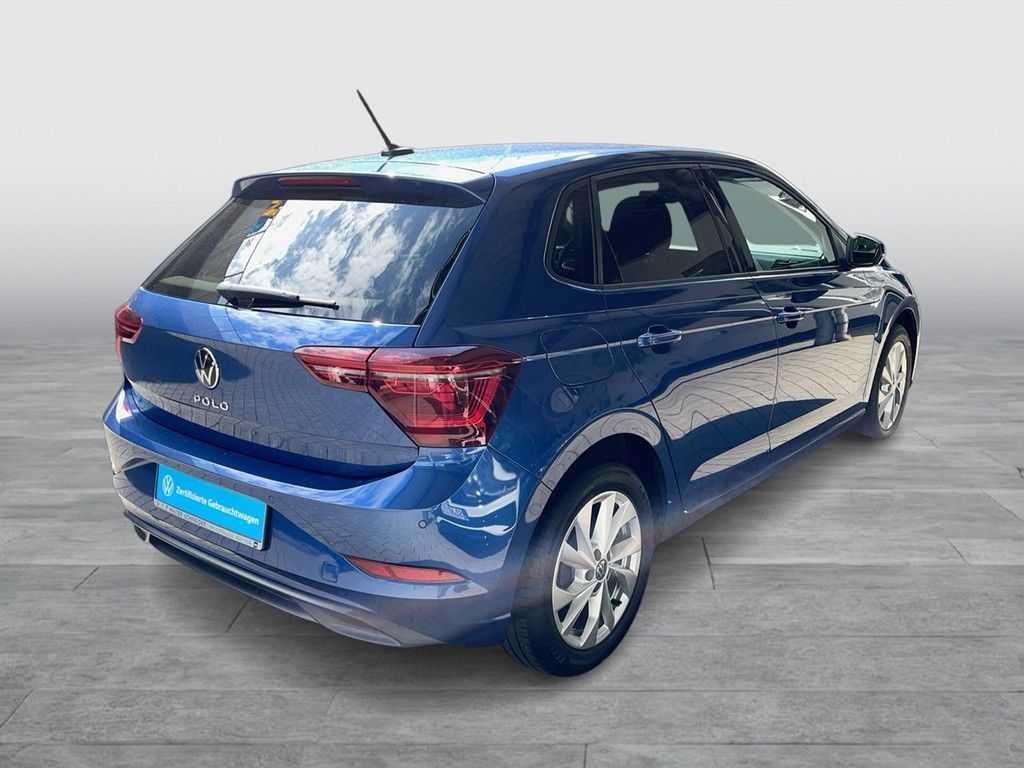 Volkswagen Polo 2022 г. Синий, пробег 33200 км