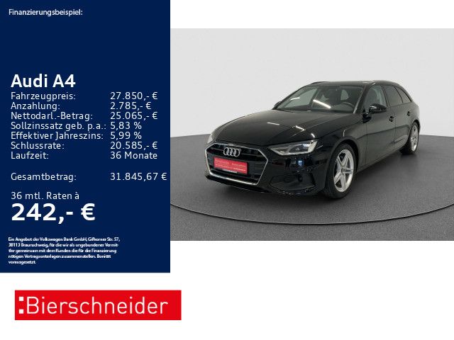 Audi A4 2023 г. Чёрный, пробег 54676 км