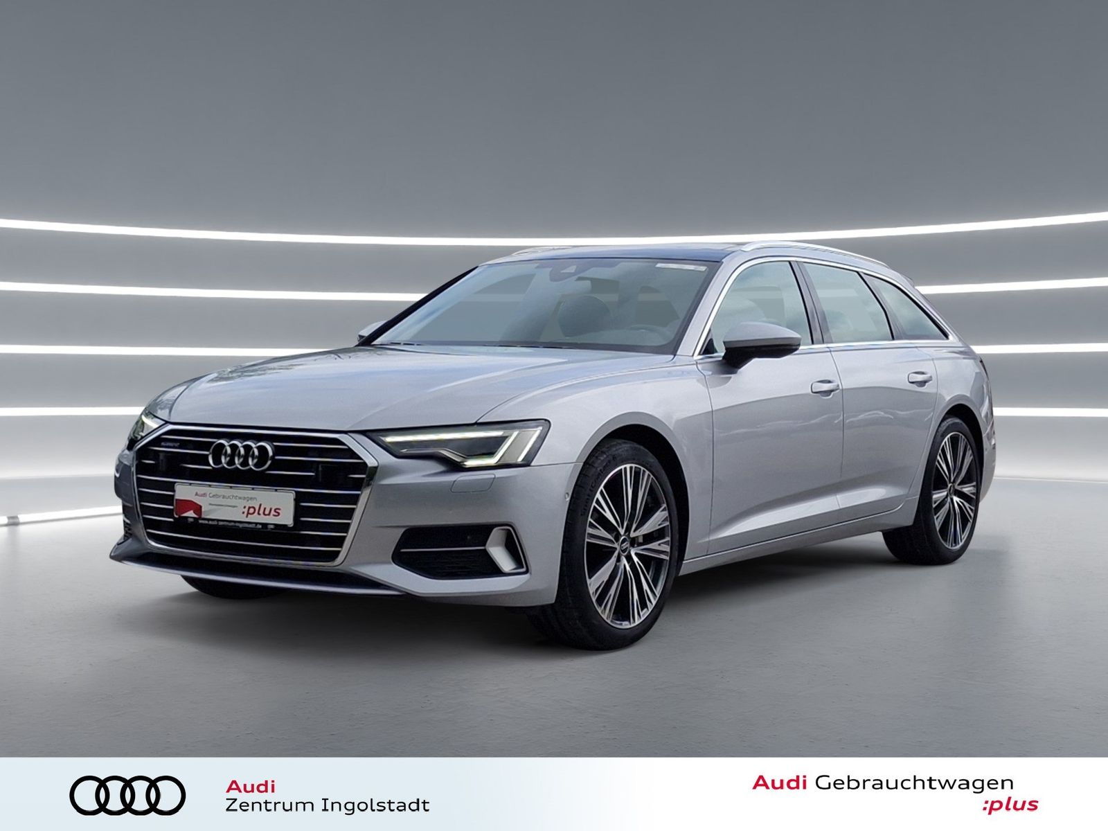 Audi A6 2023 г. Серебристый, пробег 50710 км