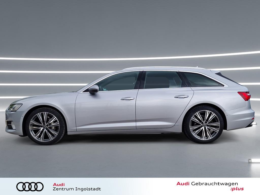 Audi A6 2023 г. Серебристый, пробег 50710 км