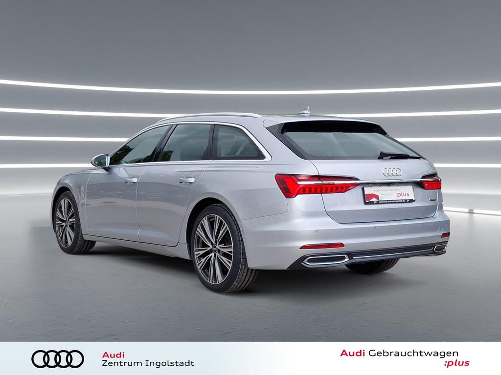 Audi A6 2023 г. Серебристый, пробег 50710 км