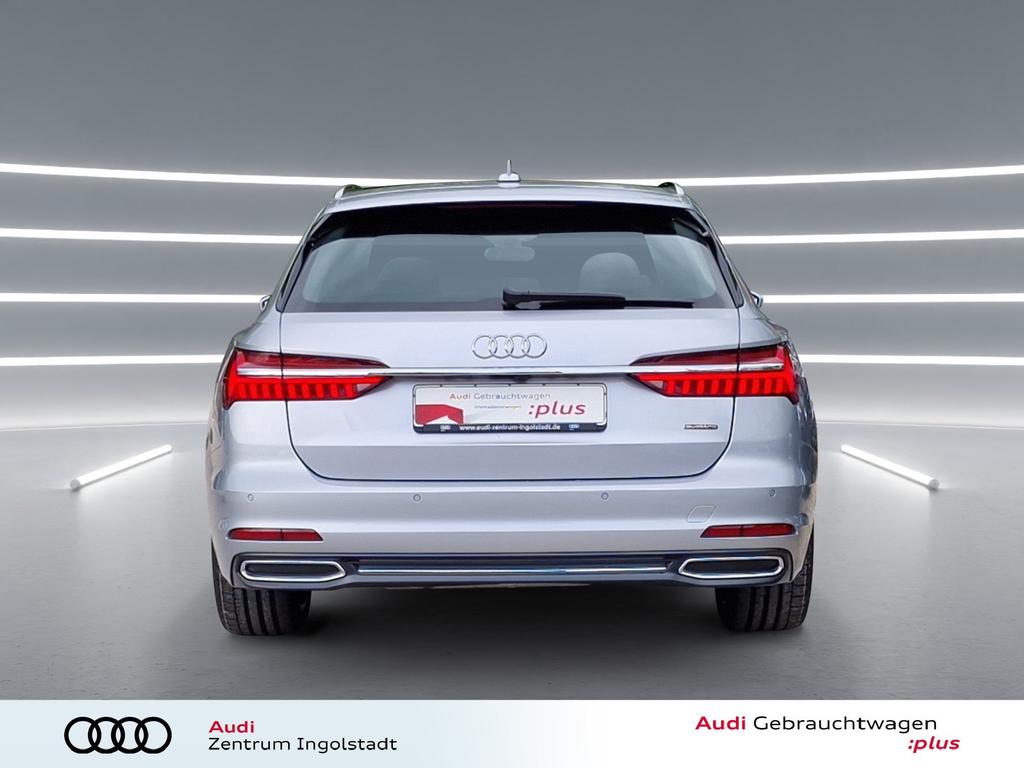 Audi A6 2023 г. Серебристый, пробег 50710 км