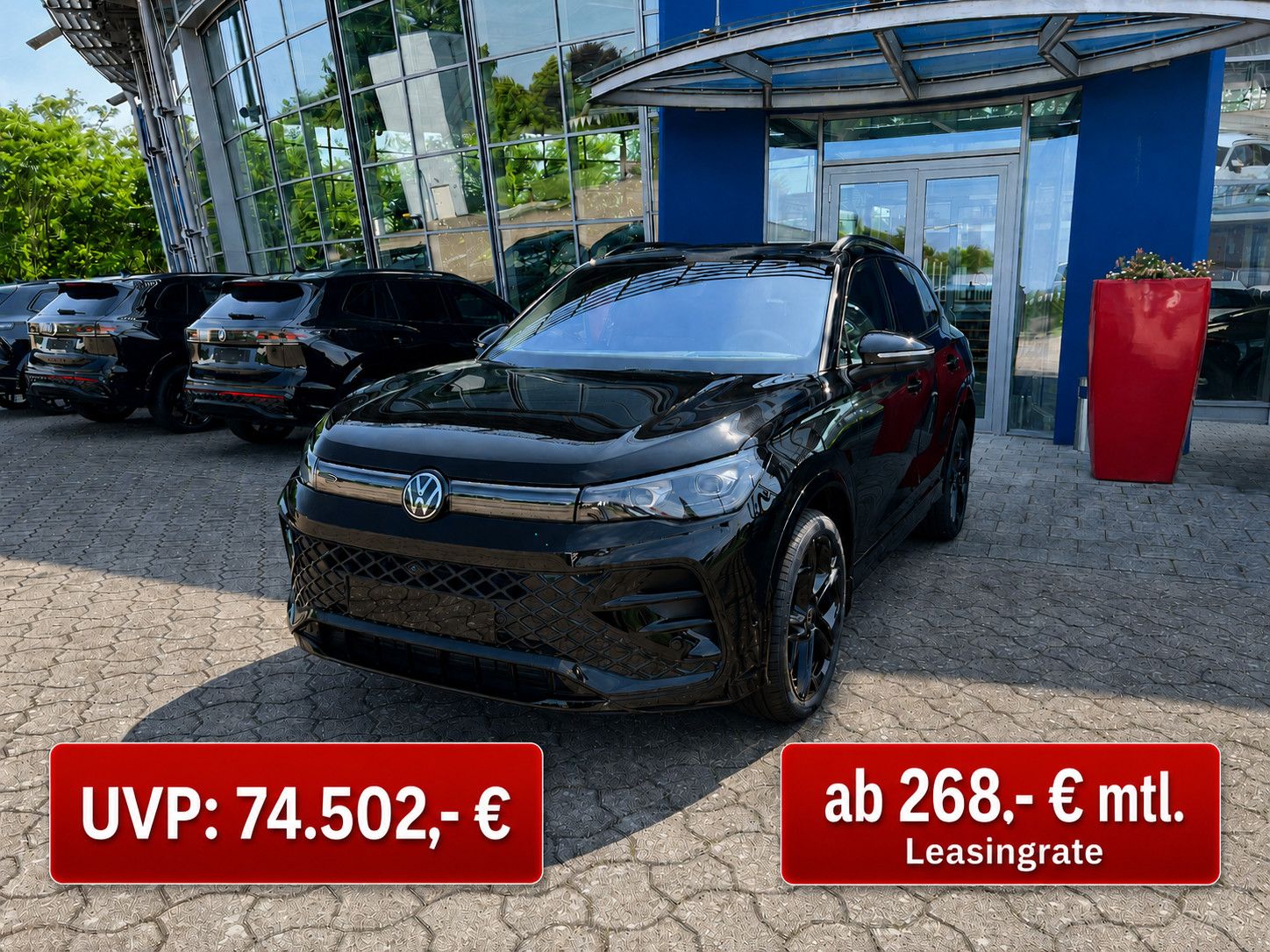 Volkswagen Tiguan 2025 г. Чёрный, пробег 8900 км