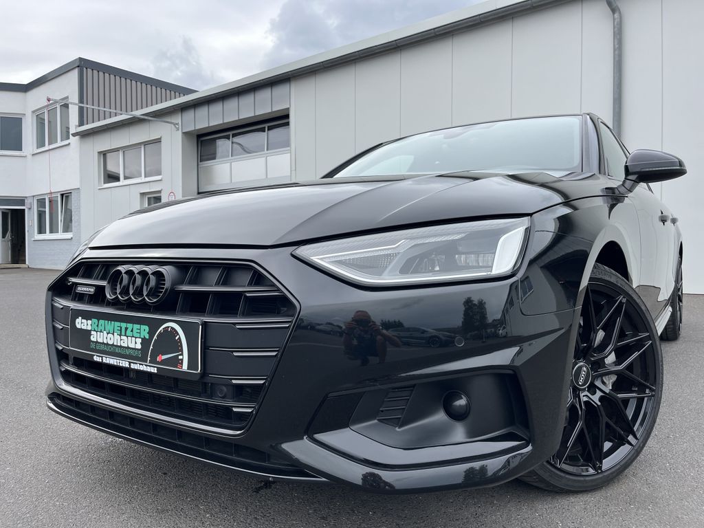 Audi A4 2023 г. Чёрный, пробег 49420 км