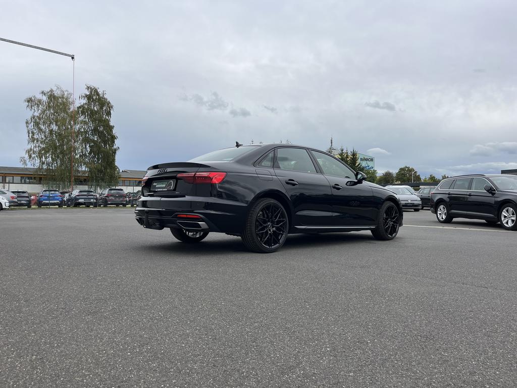 Audi A4 2023 г. Чёрный, пробег 49420 км