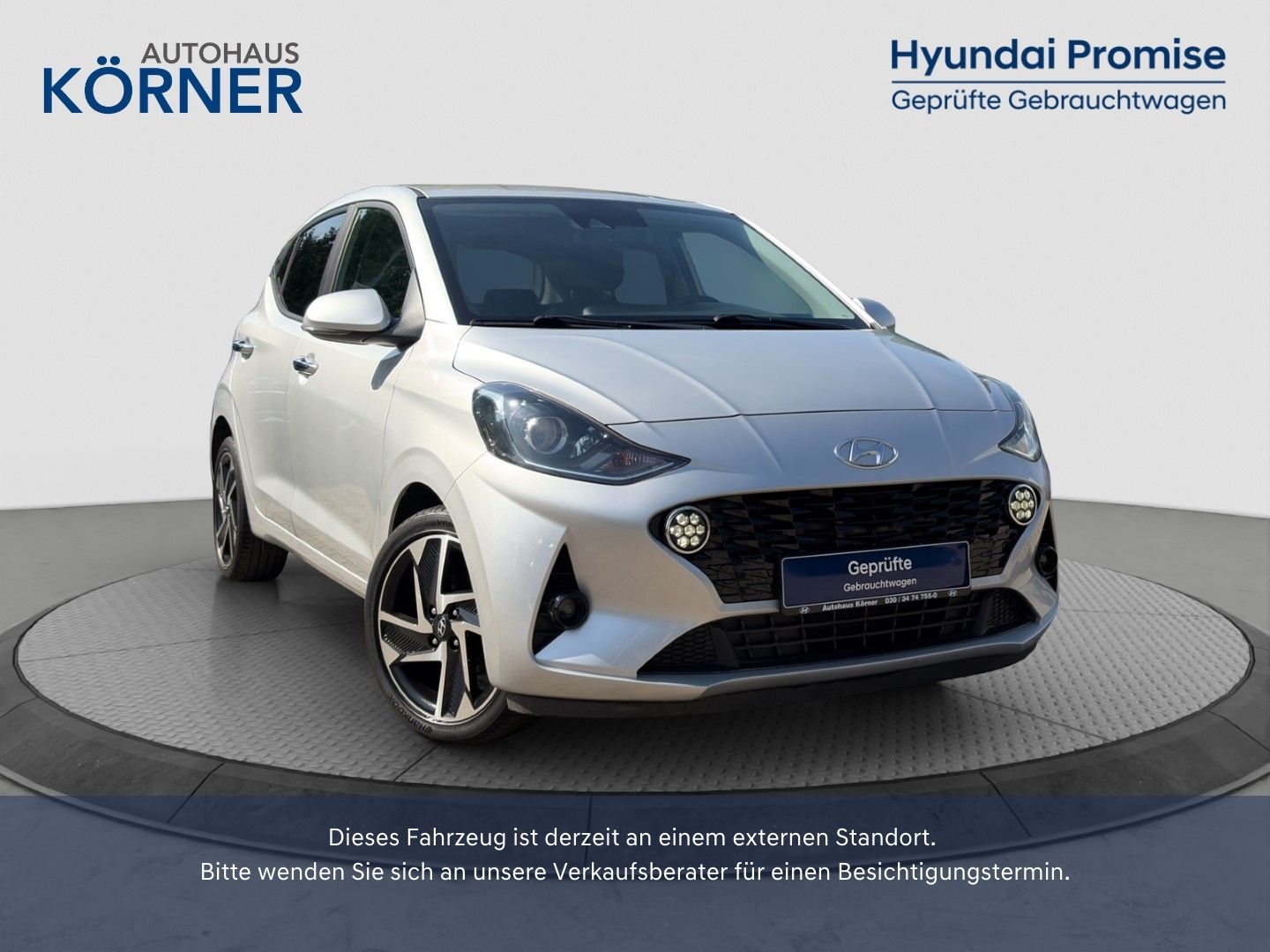 Hyundai i10 2022 г. Серебристый, пробег 57656 км
