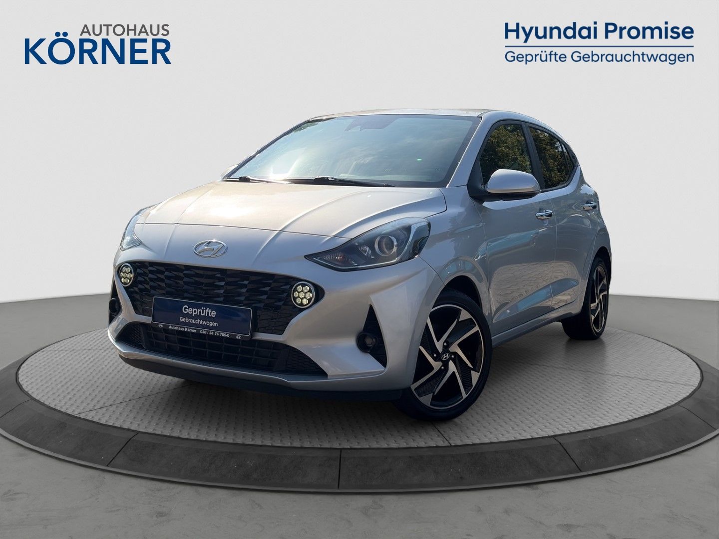 Hyundai i10 2022 г. Серебристый, пробег 57656 км