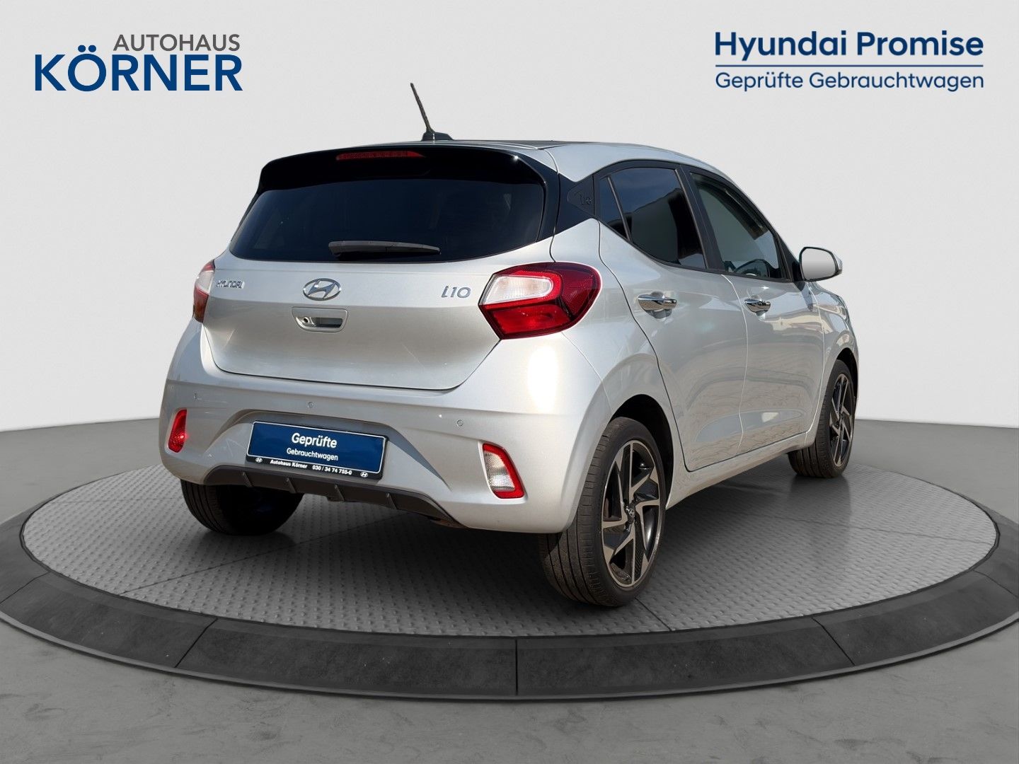 Hyundai i10 2022 г. Серебристый, пробег 57656 км