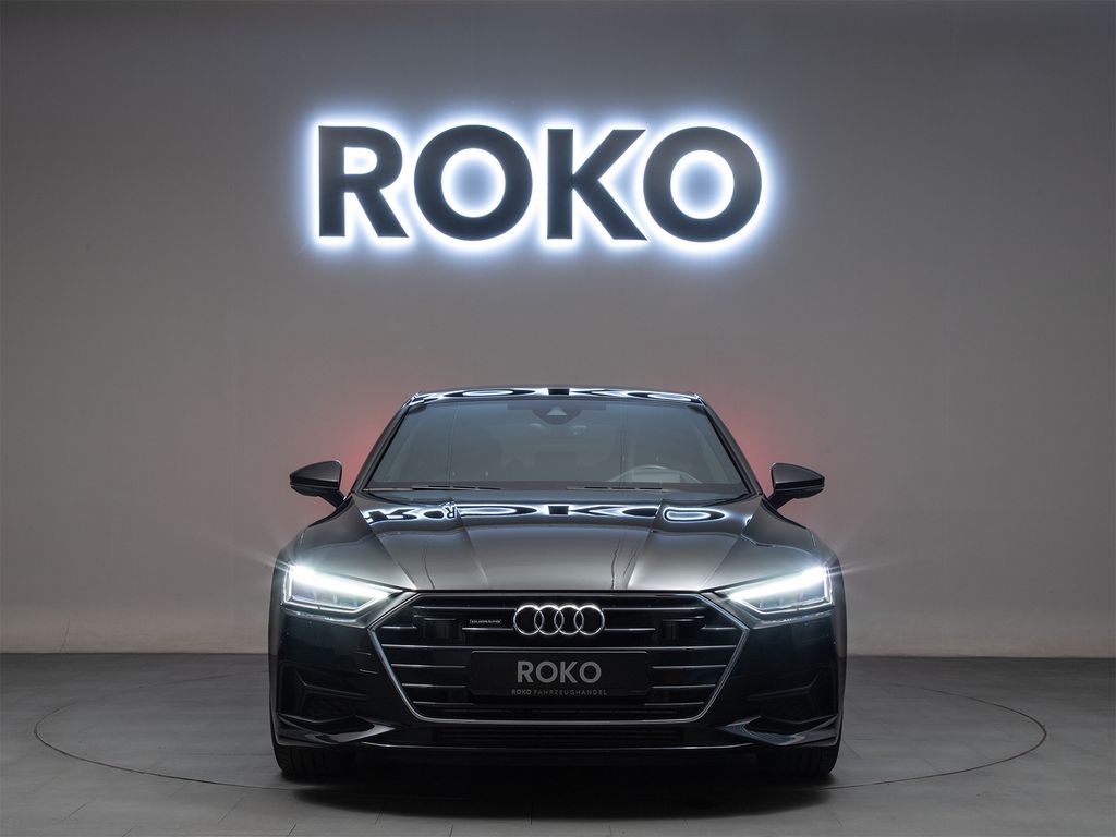 Audi A7 2023 г. Чёрный, пробег 58924 км