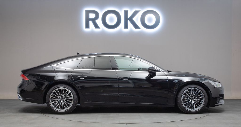 Audi A7 2023 г. Чёрный, пробег 58924 км