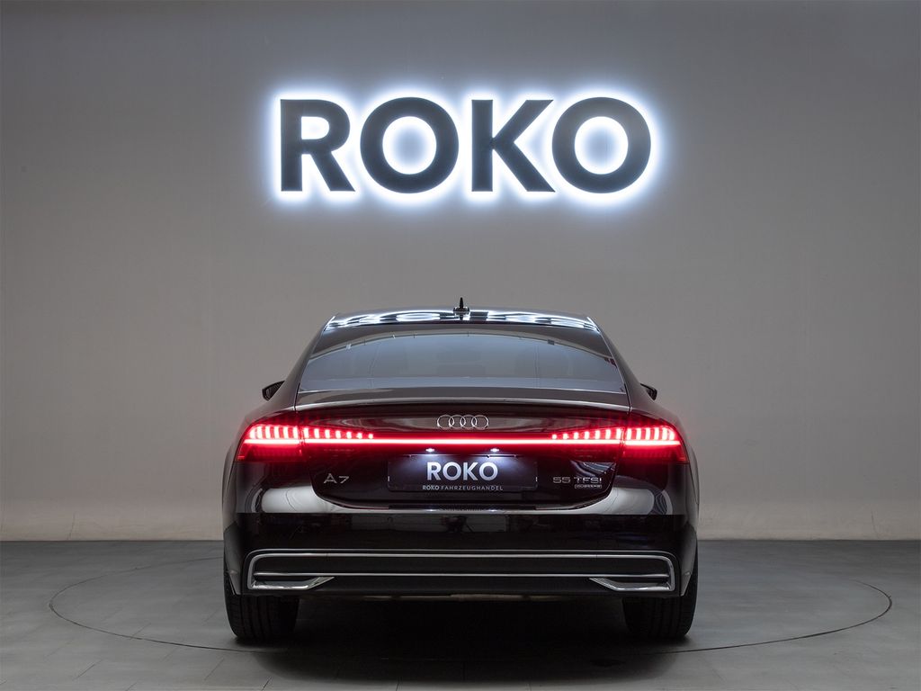 Audi A7 2023 г. Чёрный, пробег 58924 км