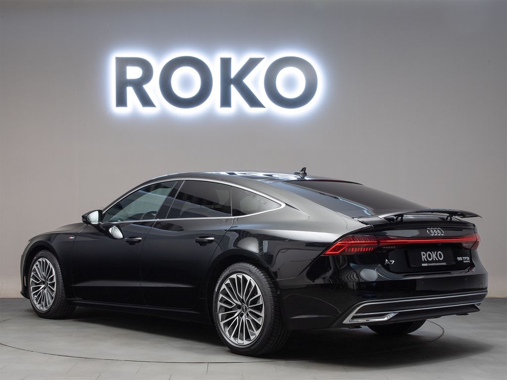 Audi A7 2023 г. Чёрный, пробег 58924 км
