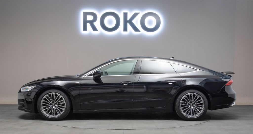 Audi A7 2023 г. Чёрный, пробег 58924 км