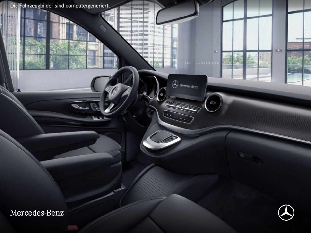 Mercedes-Benz V 300 2023 г. Чёрный, пробег 36094 км