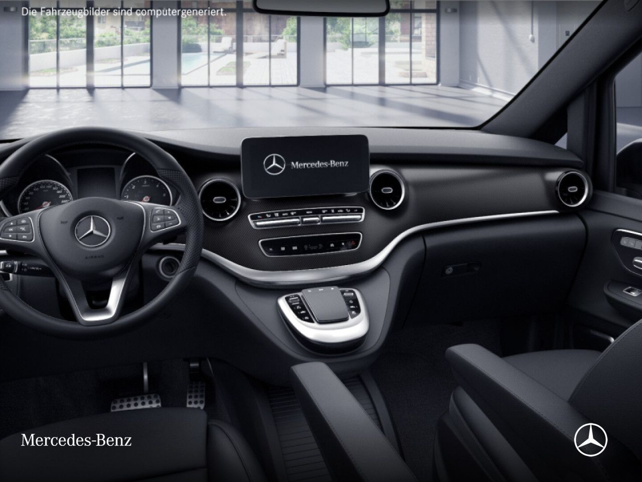 Mercedes-Benz V 300 2023 г. Чёрный, пробег 36094 км