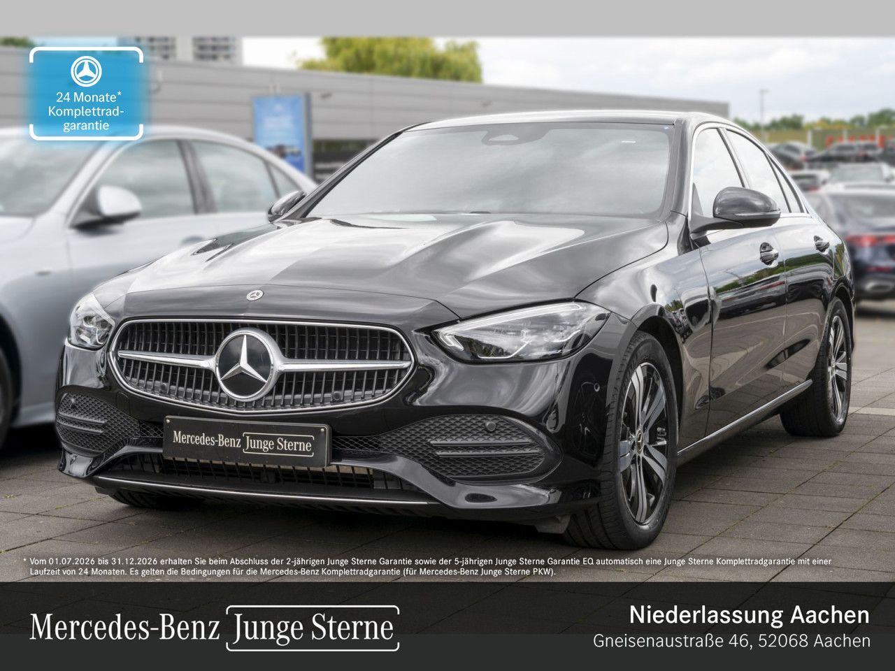 Mercedes-Benz C 220 2021 г. Чёрный, пробег 49390 км