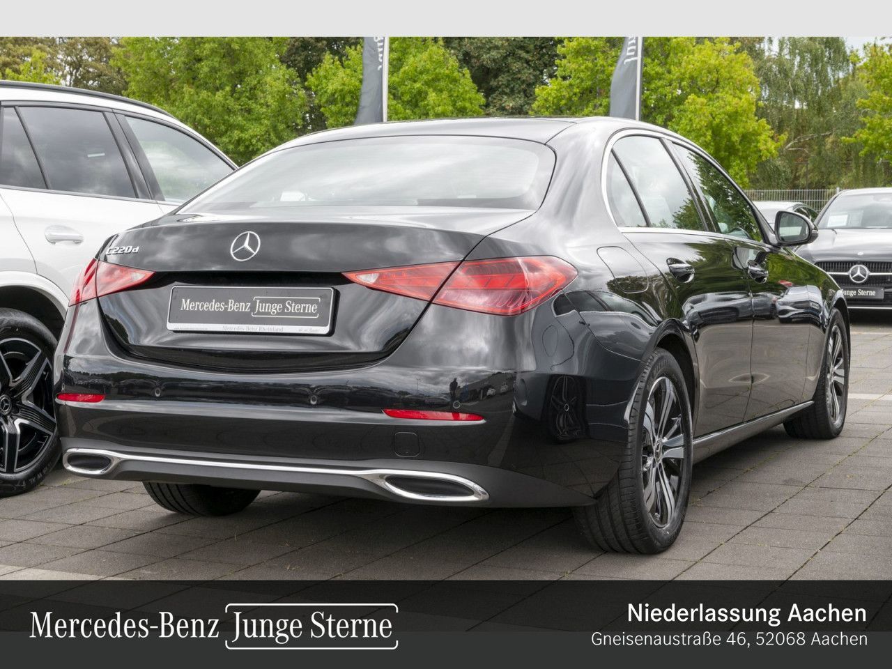 Mercedes-Benz C 220 2021 г. Чёрный, пробег 49390 км