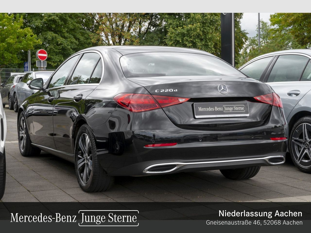 Mercedes-Benz C 220 2021 г. Чёрный, пробег 49390 км