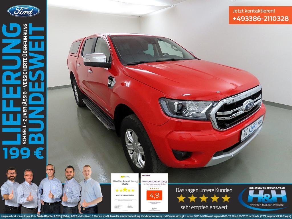 Ford Ranger 2022 г. Красный, пробег 58256 км