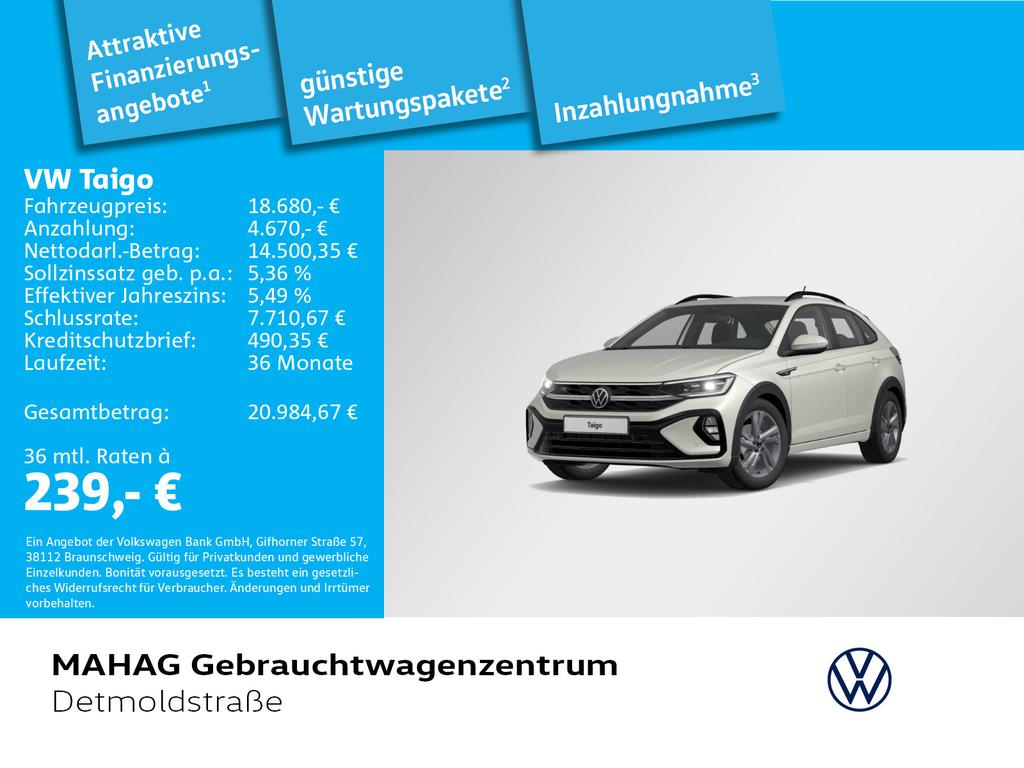 Volkswagen Taigo 2023 г. Серый, пробег 14047 км