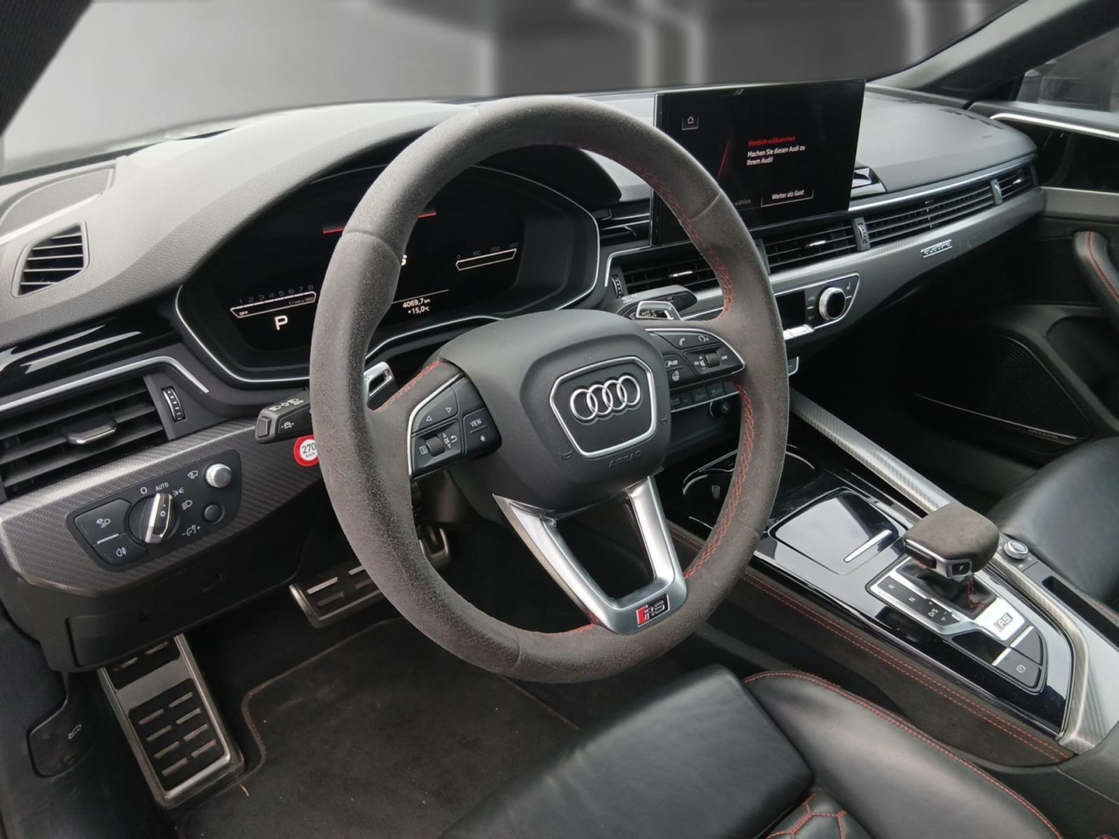 Audi RS5 2024 г. Чёрный, пробег 27323 км