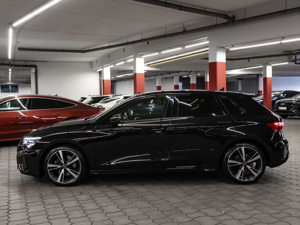 Audi A3 2023 г. Чёрный, пробег 26596 км