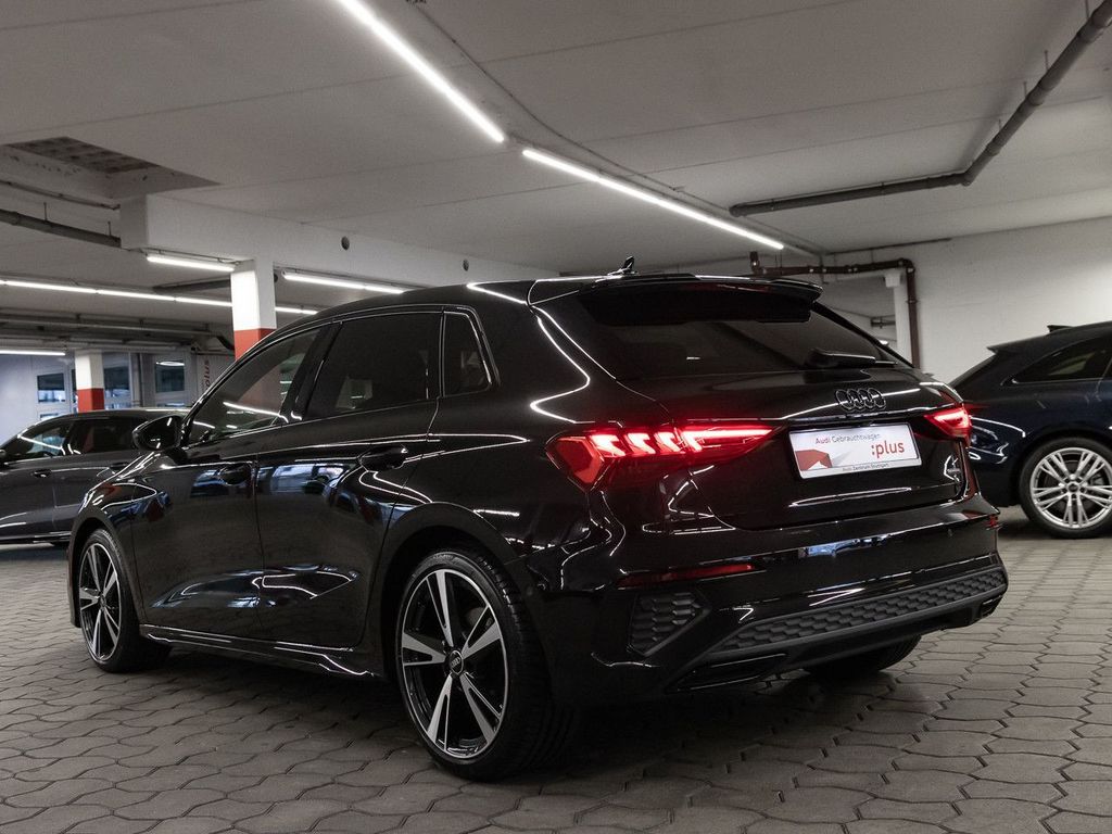 Audi A3 2023 г. Чёрный, пробег 26596 км