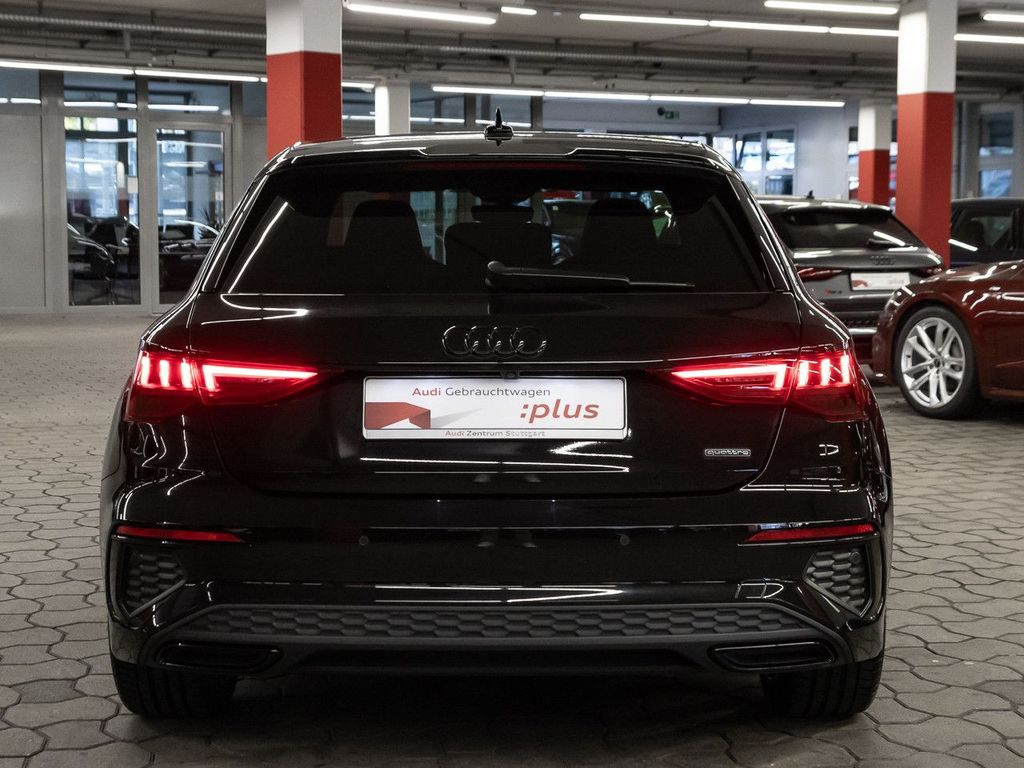 Audi A3 2023 г. Чёрный, пробег 26596 км