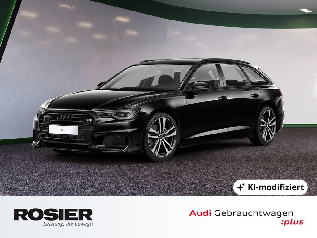 Audi A6 2022 г. Чёрный, пробег 56319 км