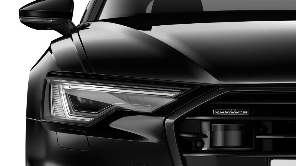 Audi A6 2022 г. Чёрный, пробег 56319 км