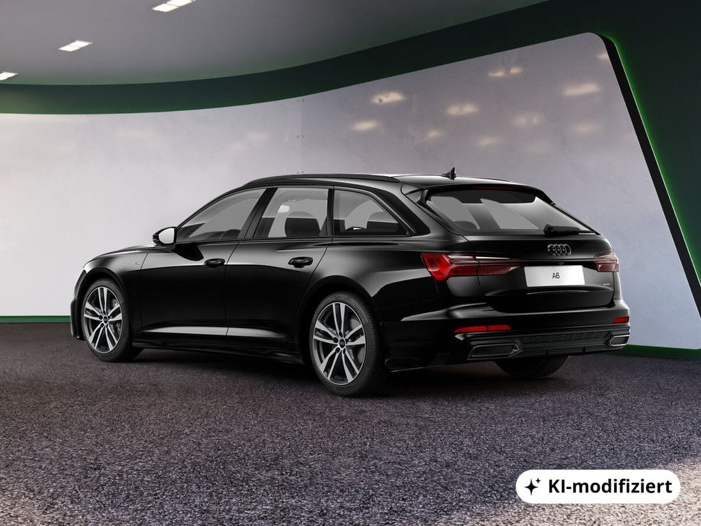Audi A6 2022 г. Чёрный, пробег 56319 км