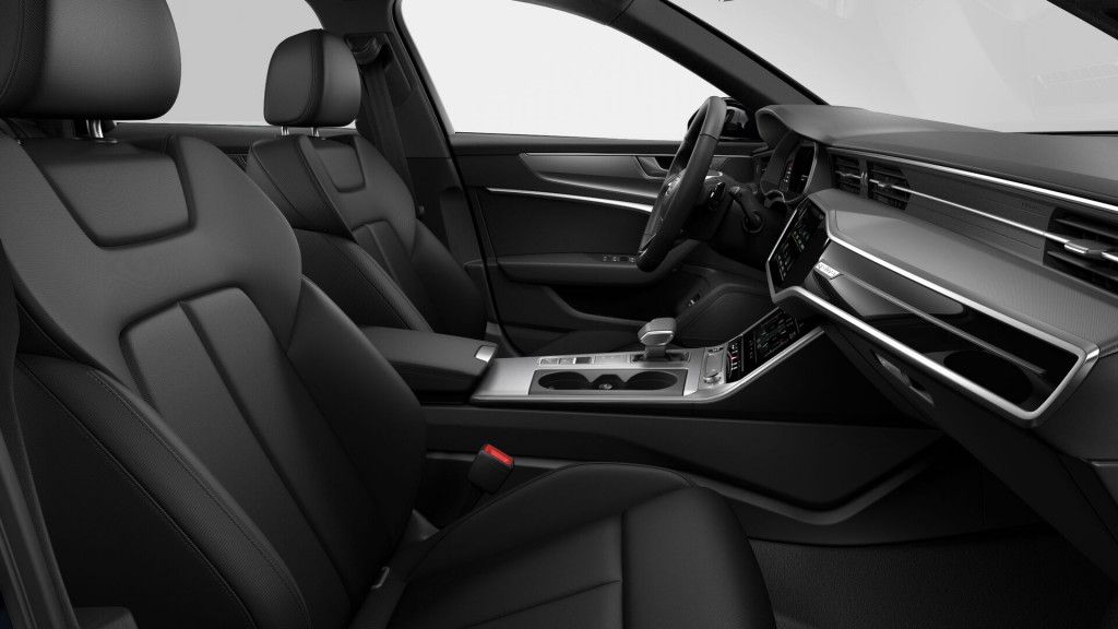 Audi A6 2022 г. Чёрный, пробег 56319 км