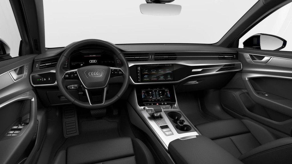 Audi A6 2022 г. Чёрный, пробег 56319 км