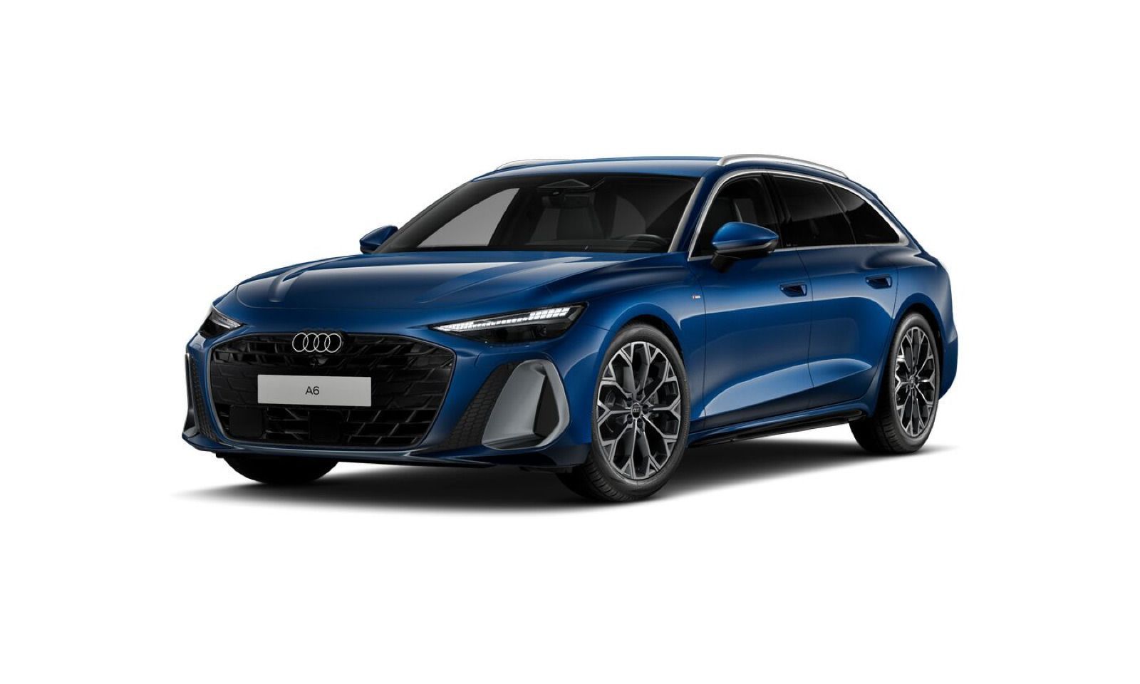 Audi A6 2025 г. Синий, пробег 15800 км