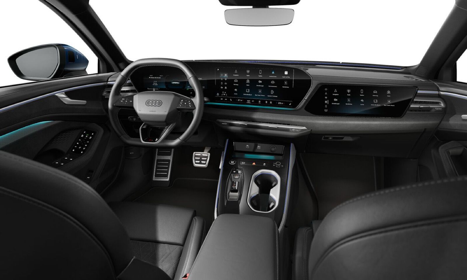 Audi A6 2025 г. Синий, пробег 15800 км
