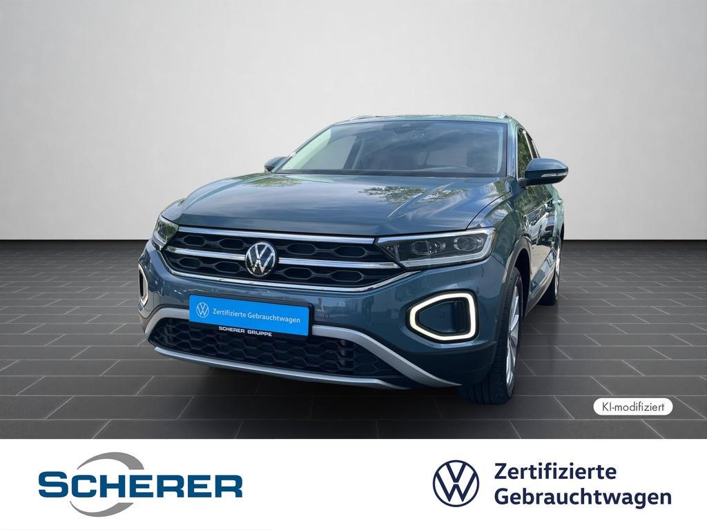 Volkswagen T-Roc 2022 г. Синий, пробег 35227 км