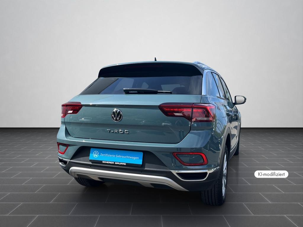 Volkswagen T-Roc 2022 г. Синий, пробег 35227 км